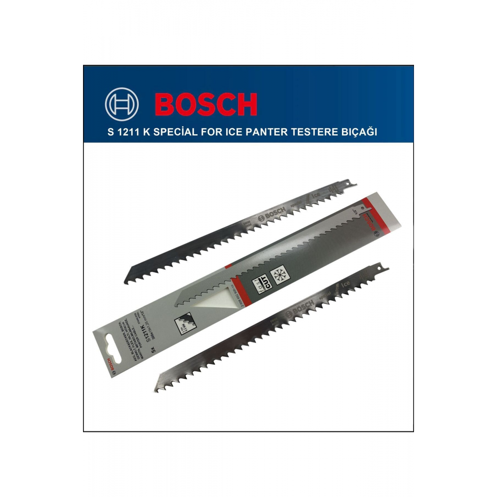 2 Adet Tilki Kuyruğu Bıçağı S 1211 K - Buz ve Kemik Kesme 2 608 652 900 2'Li Paket