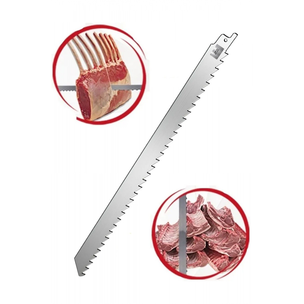 Paslanmaz Çelik Tilki Kuyruğu Et Kemik Kesim Testere Bıçağı 30 Cm Boyasız