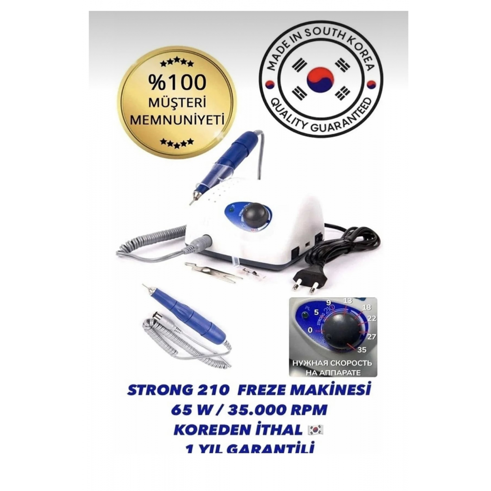 STRONG210 ELEKTRİKLİ FREZE MAKİNESİ 65 W 35.000 DEVİR