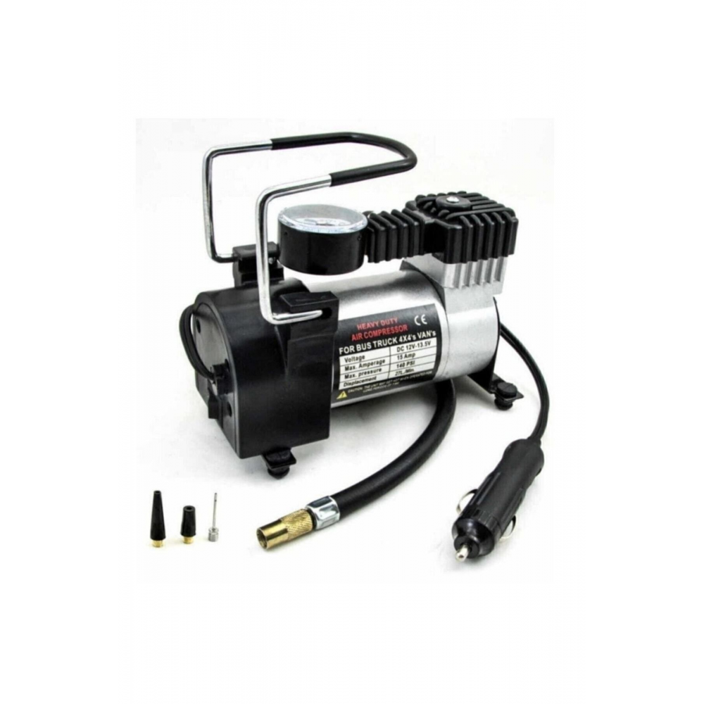 Metal Lastik Hava Kompresörü Araba Oto Araç Lastik Şişirme Pompası 150 Psi Kompresör