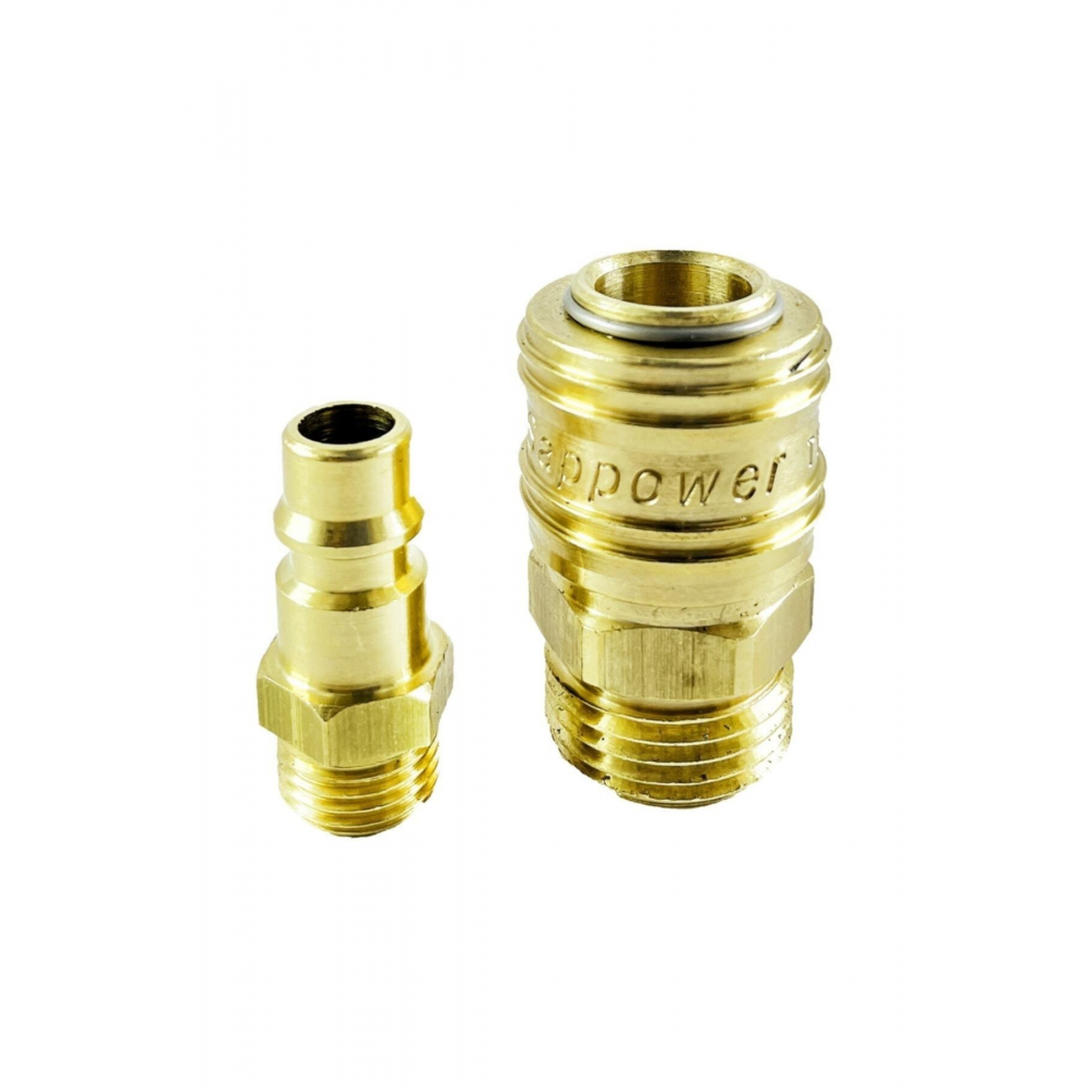 Kompresörler İçin Kompresör Stoper Hava Jakı Hortum Gövde 1/4 Erkek ve Dişi Paket