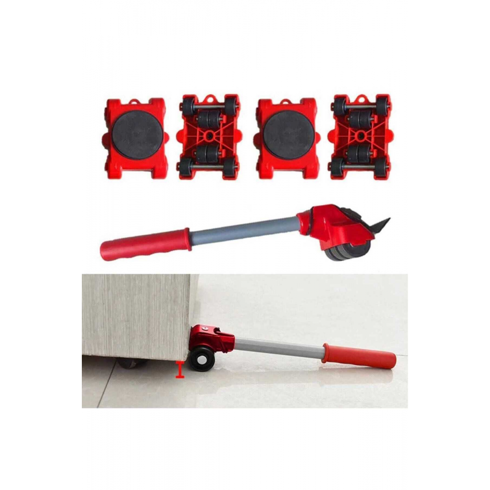 Buffer Tekerlekli Basit Ağır Beyaz Eşya Mobilya Taşıma Kaydırma Aleti Aparatı Seti