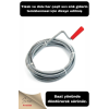 Pratik Ergonomik Matkap Ucu Boru Temizleme Ve Tıkanıklık Açma Spirali 3 Metre 2 Adet