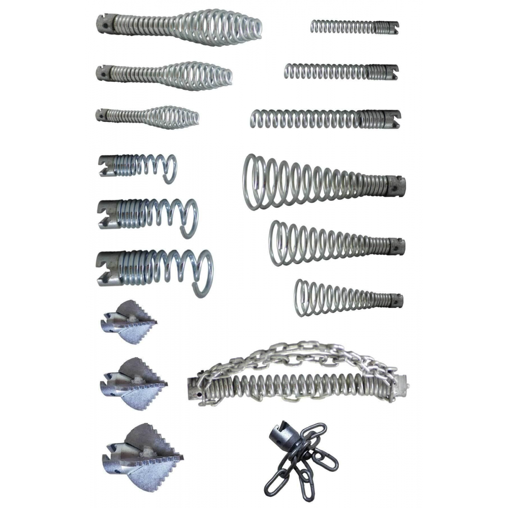 Tıkalı Gider Açma Makinesi Üçlü Full Set