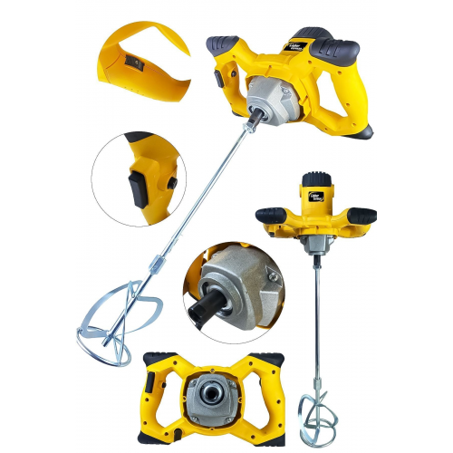 Alman Pro 2400 Watt Bakır Sargılı Devir Ayarlı Elektirikli Alçı Boya Ve Harç Karıştırıcı Mikser