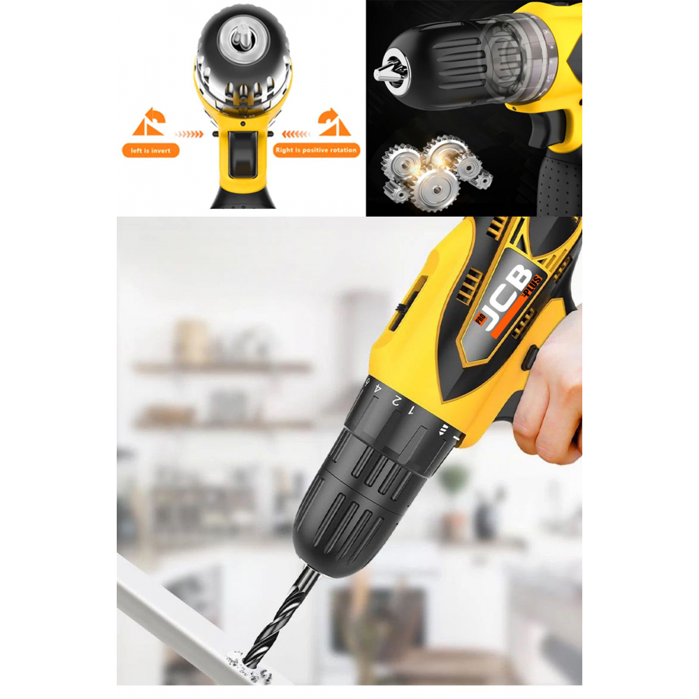 American Speed 128 Vf Jsr 1800 Li 2 Akülü Çift Titan Şanzuman Premıum Li-on Şarjlı Matkap Usta Set