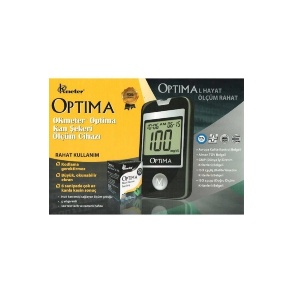 Şeker Ölçüm Cihazı Ve Strip