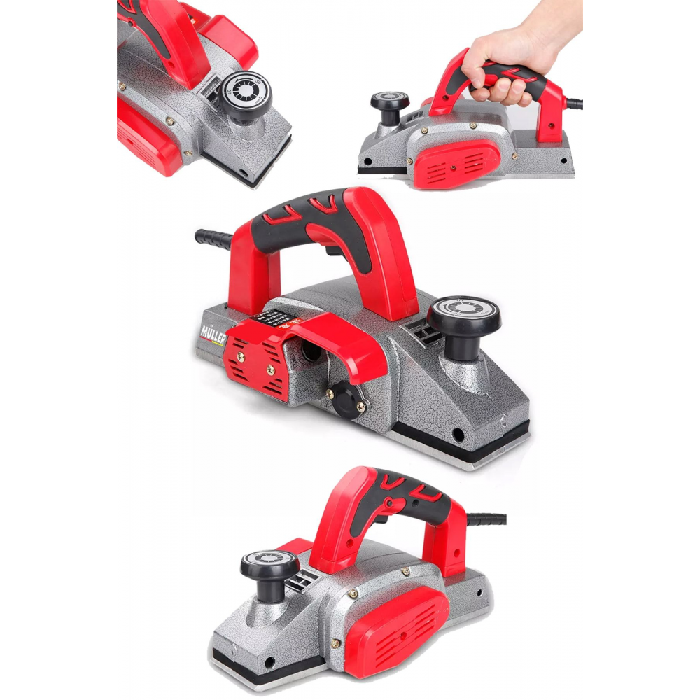 Alman Magnezyum Gövde 4500 Wat Motor Korumalı Otomatik Şanzıman Çift Bıçaklı Planya Rende Makinesi