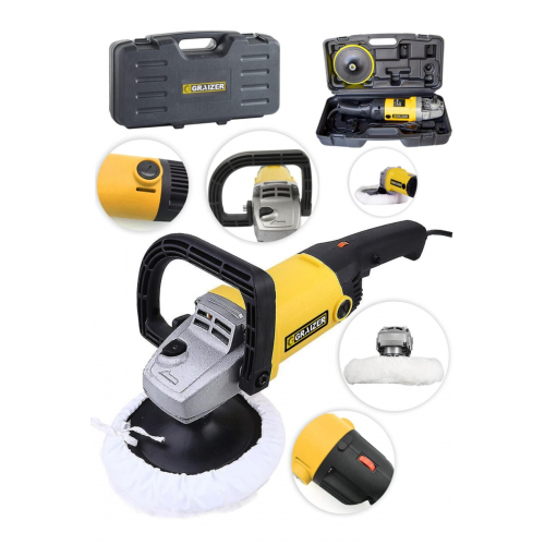 Alman 4200 watt Bakir Sargili 6 Kademe Devir Ayarlı Polisaj Makinasi Zımpara Pasta Cila Makinesi