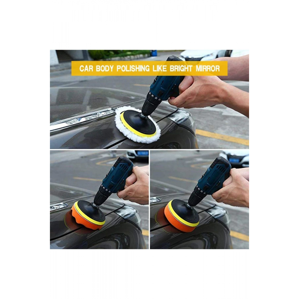 Araç Kaporta Boya Tampon Cizik Giderici Pasta Cila Seti Boya Temizleme Parlatma Polisaj Seti Matkap