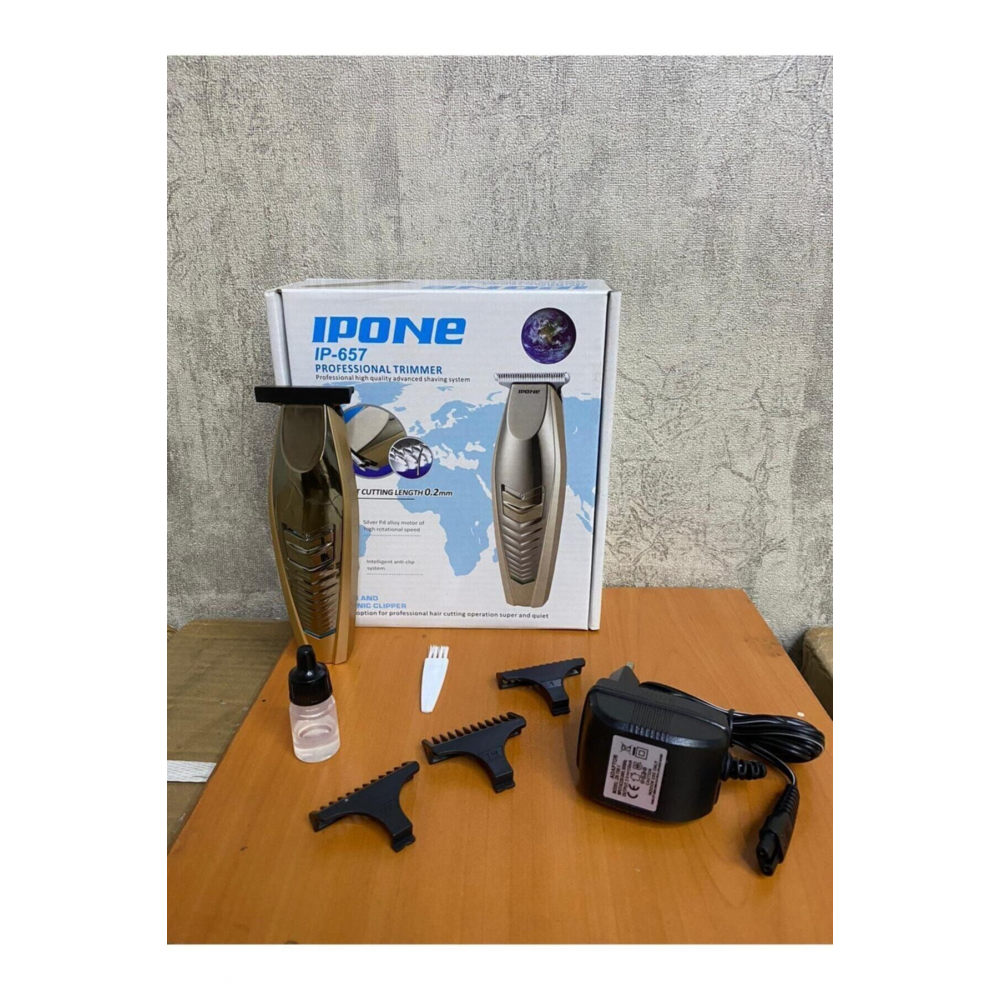 Ip-657 T Bıçak Sakal/ense, Epilasyon Öncesi Vücut Şarjlı Tıraş Makinesi Kuaförler Için