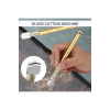 Elmas Kalem Cam Kesici Fayans Kesici Kendinden Yağlama Yağı Besleme Uçlu Cam Kesici Metal Saplı