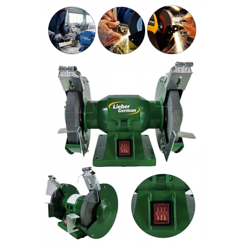 Turbo Motorlu 3600 Watt Çark Motoru Zımpara Balta Bıçak Bileme Makinesi 125 mm