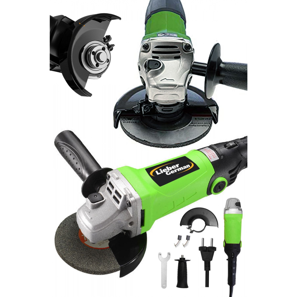 Bakır Sargı Devir Ayarlı 4100 W 115-125 Mm Spiral Avuç Içi Taşlama Makinası 20 Taş Hediyeli