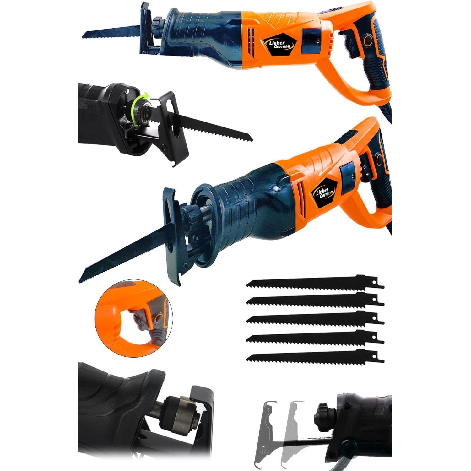 9000 Watt Titan Motor Devir Ayarlı Tilki Kuyruğu 5 Bıçaklı Ahşap Metal Kemik Kesme Makinesi