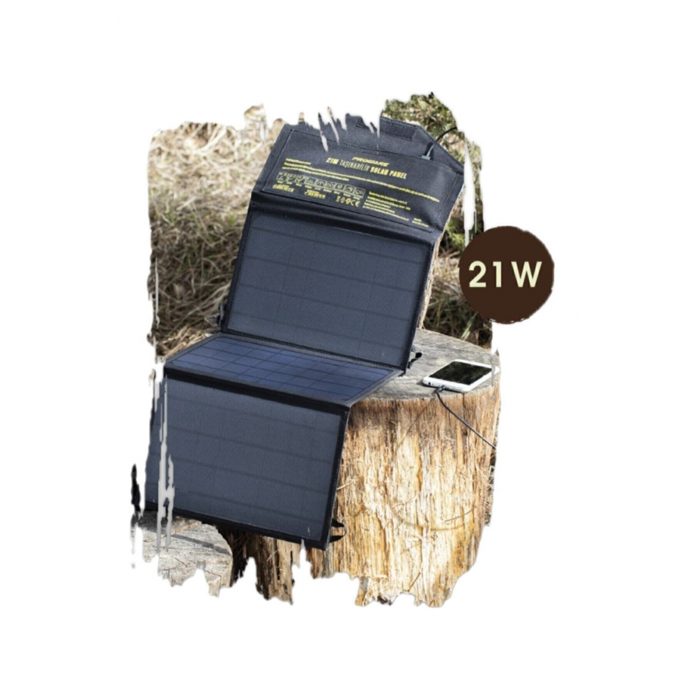21w Taşınabilir Solar Panel