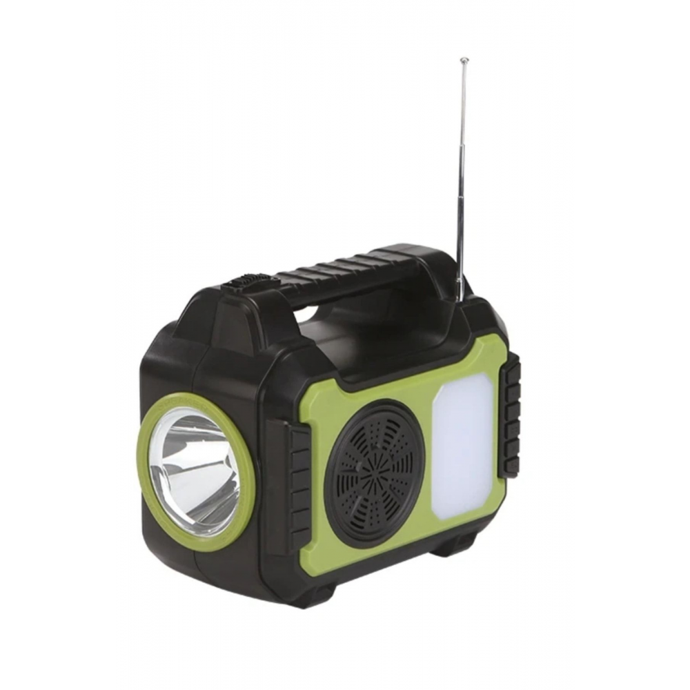 Güneş Enerji Panelli Solar Aydınlatma Sistemi Powerbank Kamp Doğa Balık Karavan Fener Fm Bluetoth