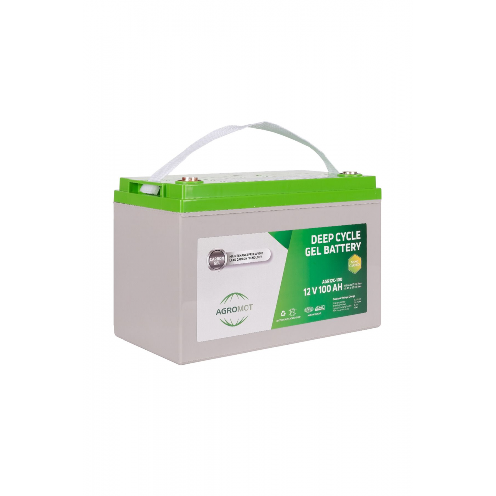 12 V 100 Ah Jel Akü Deep Cycle Nano Carbon Battery