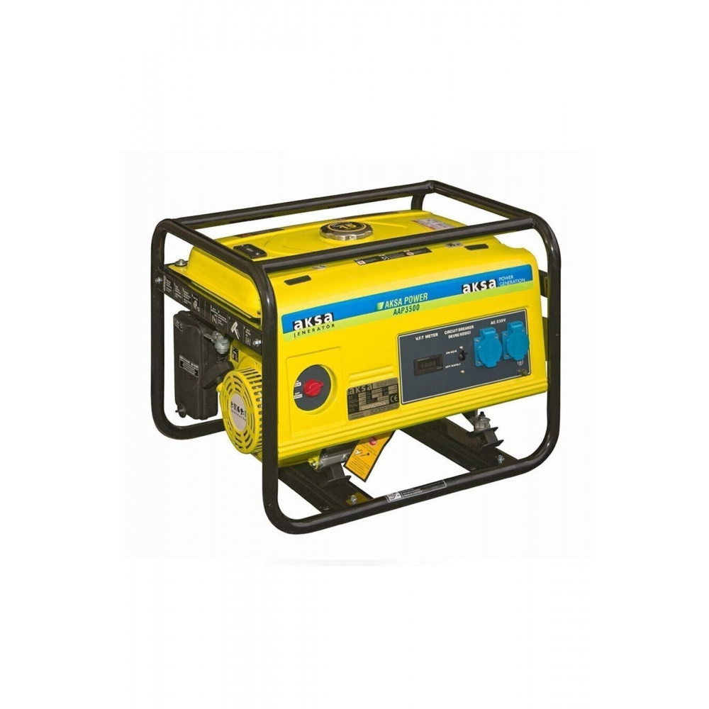 AAP 3500 İpli 3.5 KVA Monofaze Benzinli Jeneratör