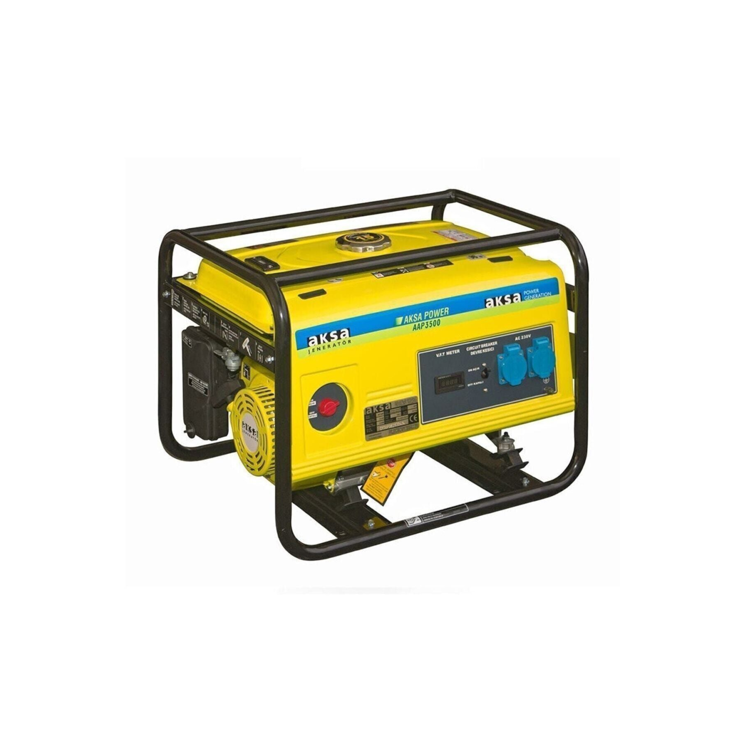 AAP 3500 İpli 3.5 KVA Monofaze Benzinli Jeneratör