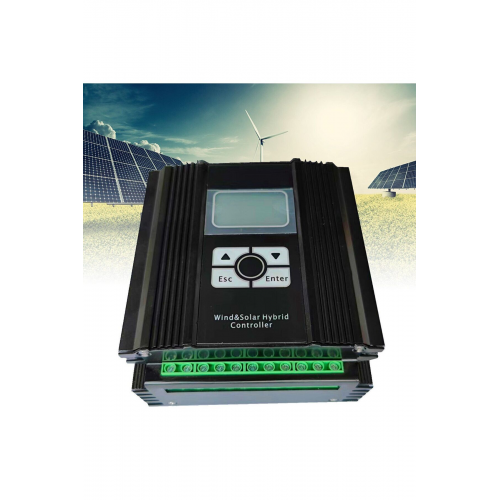 1000-600w Rüzgar Türbin Solar Hibrid Şarz Cihazı Lcd Display 48v Dumpload (YÜK) Resistörü