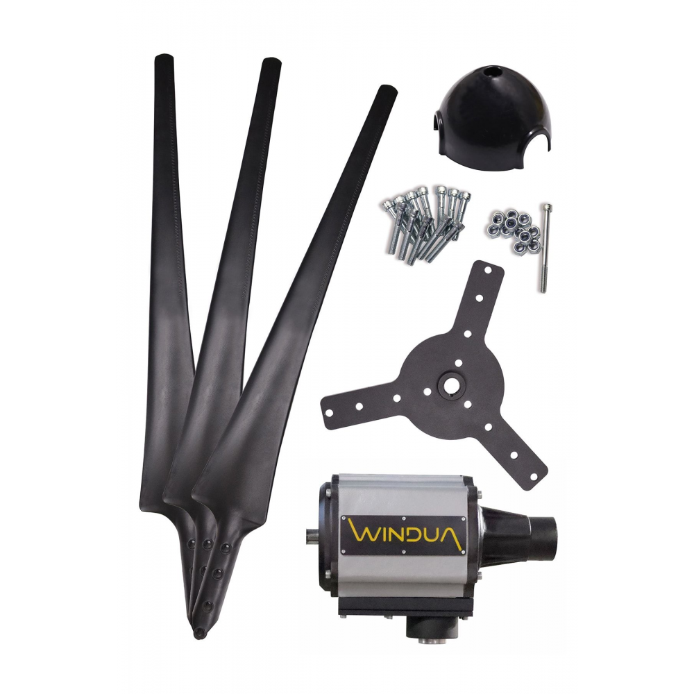 3000 Watt Yatay Eksenli Rüzgar Türbini 3 Kw + Montaj Direği Y3000