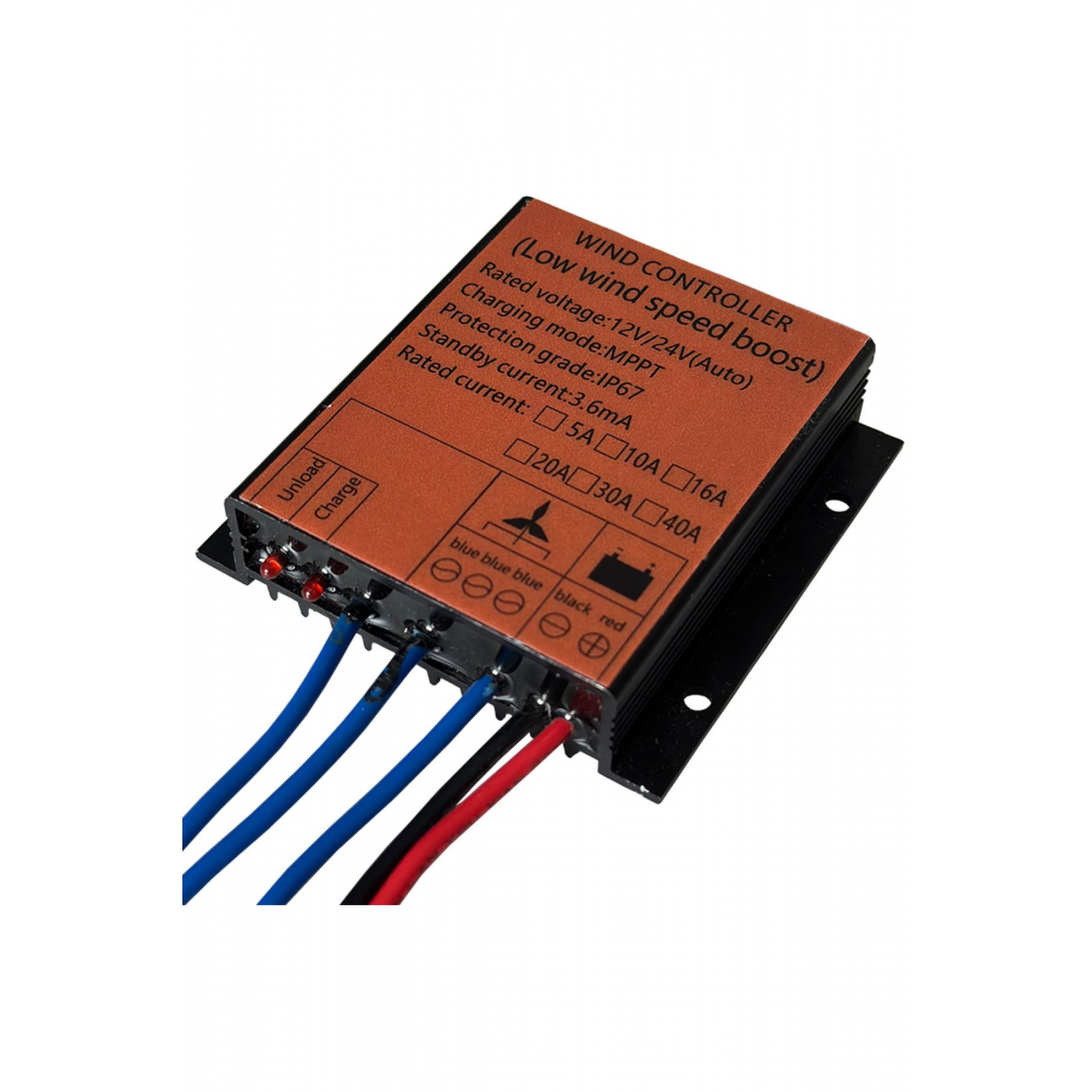 Rüzgar Gülü 12/24 3 Faz MPPT Rüzgar Şarz Kontrol Cihazı