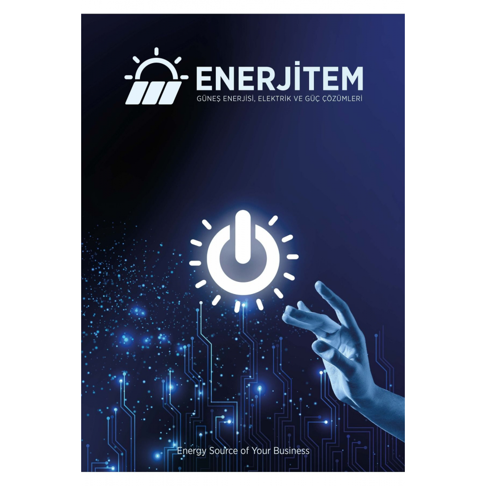 Set E-500 Rüzgar Türbini +Hibrit Şarj Kontrol Cihazı + Direk Seti ENERJİTEM