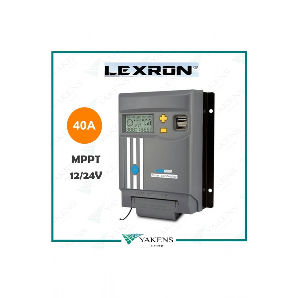 40 Amper Mppt 12/24V Solar Şarj Cihazı Lexron