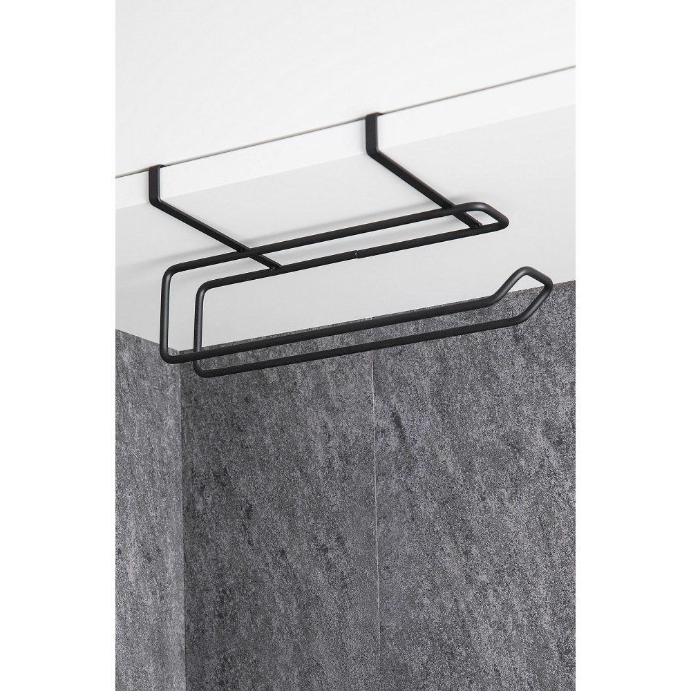 Mat Siyah Geçmeli Kağıt Havluluk