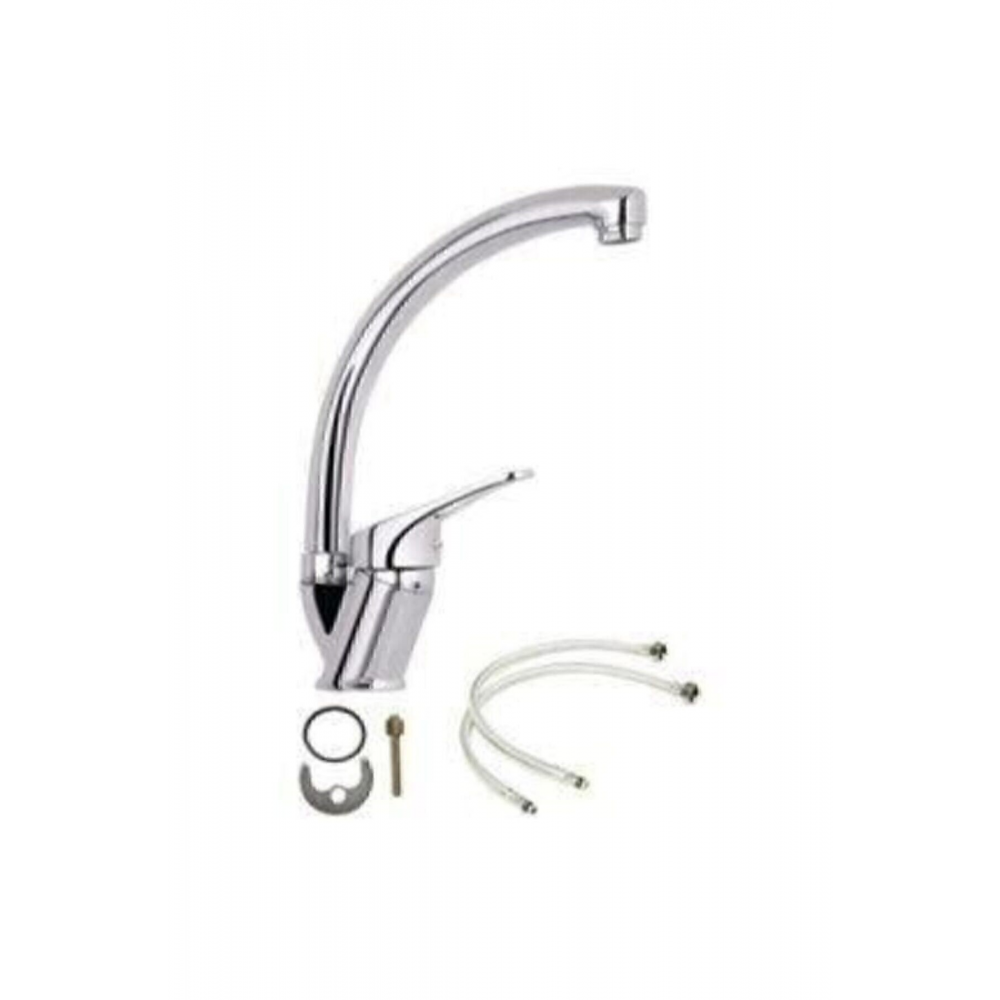 Bieney Mix Mutfak Evye Batarya Musluğu Çift Su Girişli ---- Güler Avm