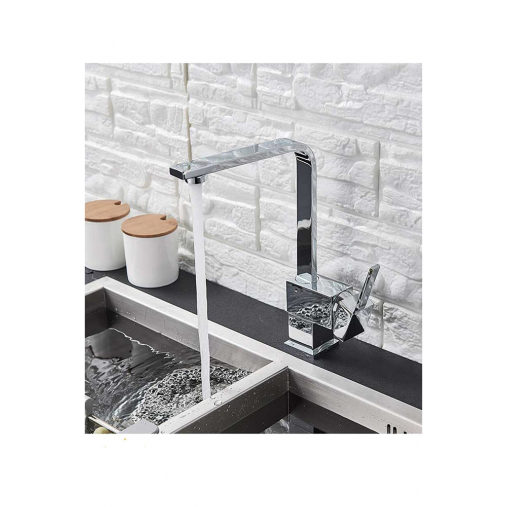 Kiev Kare Model Aç Kapa Mutfak Eviye Bataryası 5 Yıl Garantili