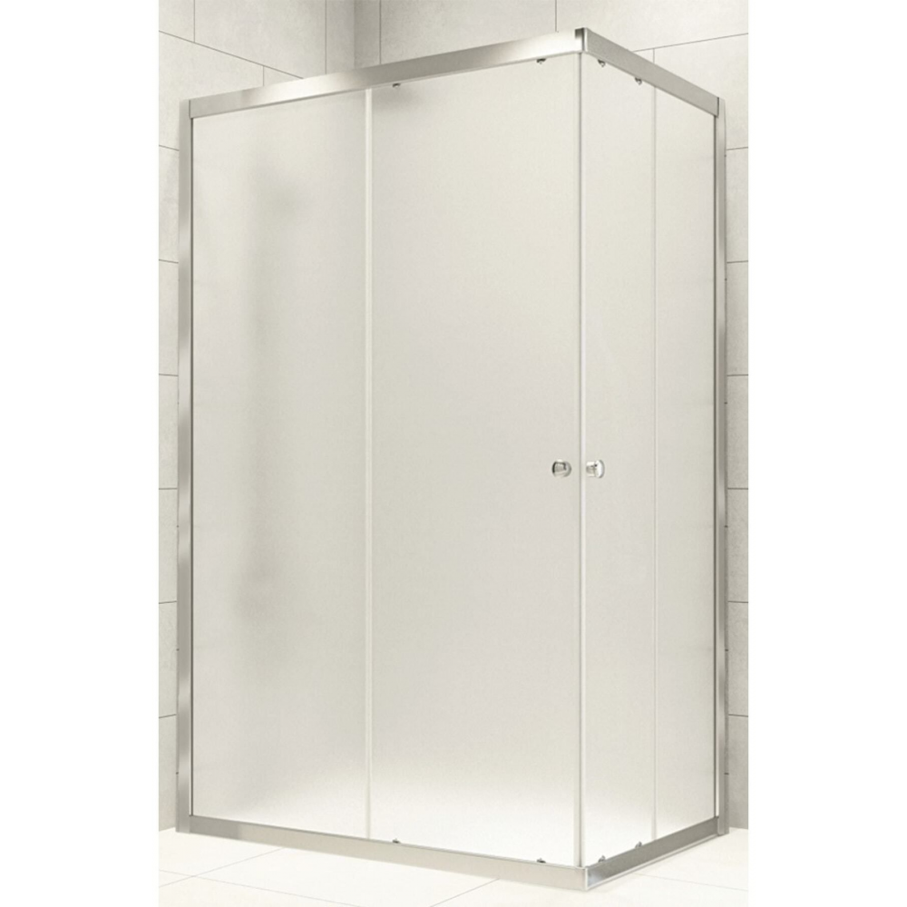 Duşakabin Kare Buzlu Cam