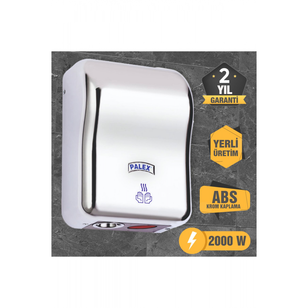 2000w Fotoselli Çelik Gövde El Kurutma Makinesi