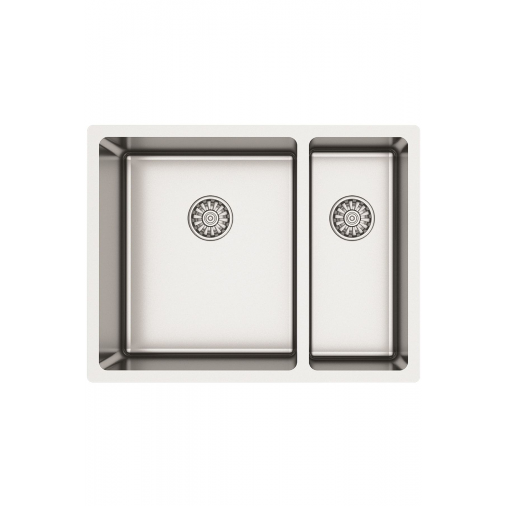 1,5 Göz 44x58 Cm El Yapımı Paslanmaz Çelik Evye