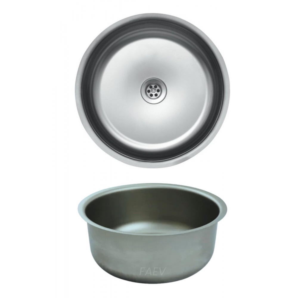 Krom Düz Evye Paslanmaz Çelik