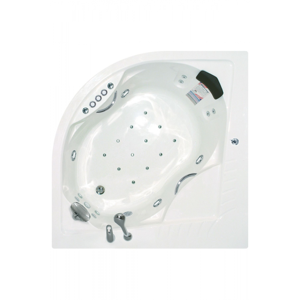 Hollywood Jakuzi 140x140 H:55 Tango Hidromasaj Sistemli Küvet