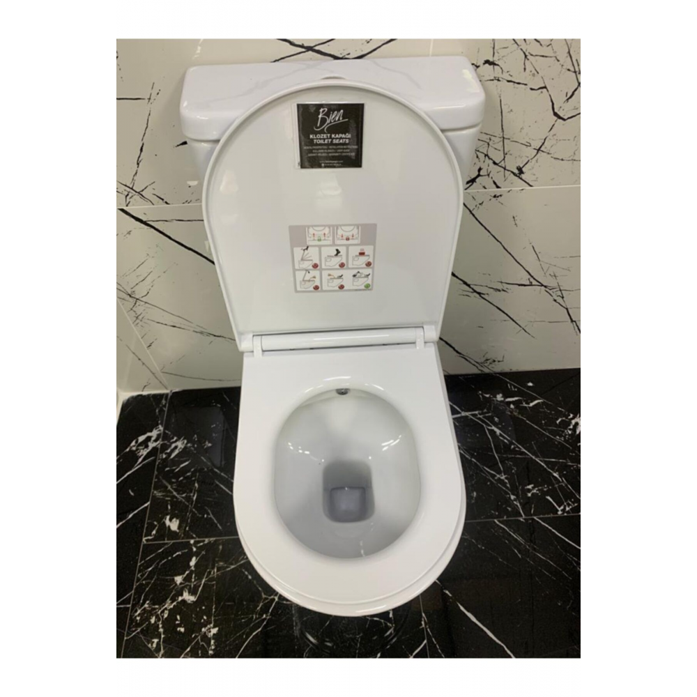 Capri Kanallı Duvara Sıfır Klozet Takım