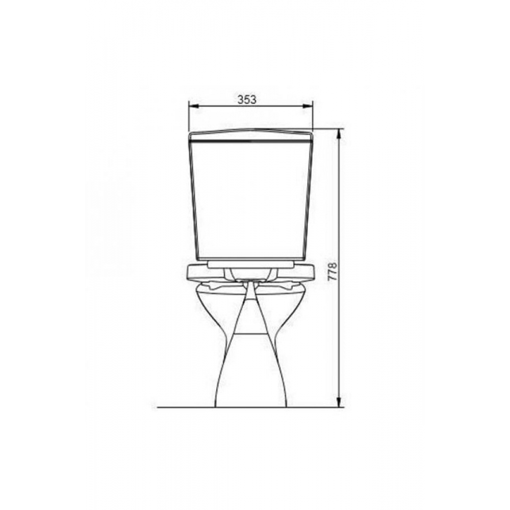 Natura Kanallı Alttan Çıkışlı Klozet Takım