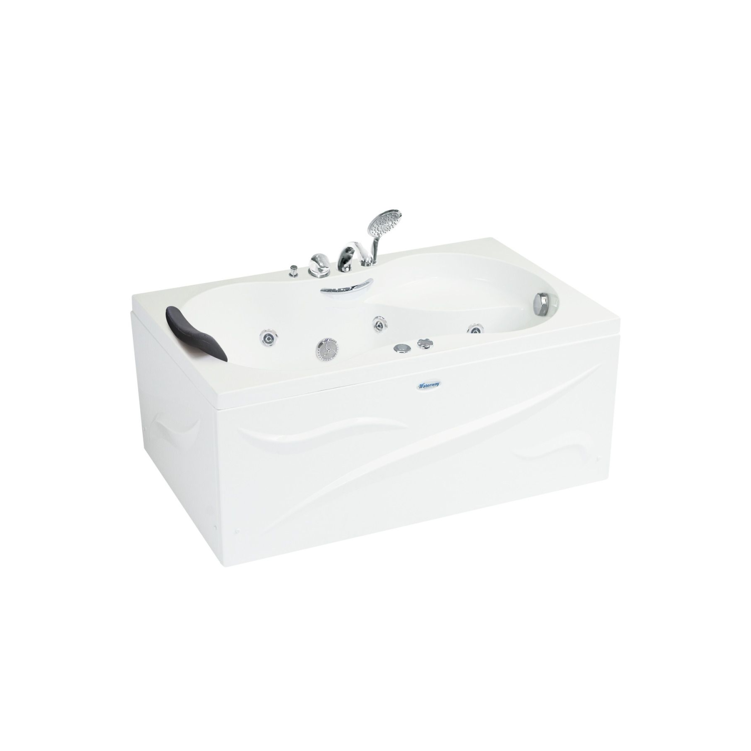 Lexington Jakuzi 130x80 H:55 Bonus Hidromasajlı Sistemli Küvet Gövde Metal Ayak Ön Panel