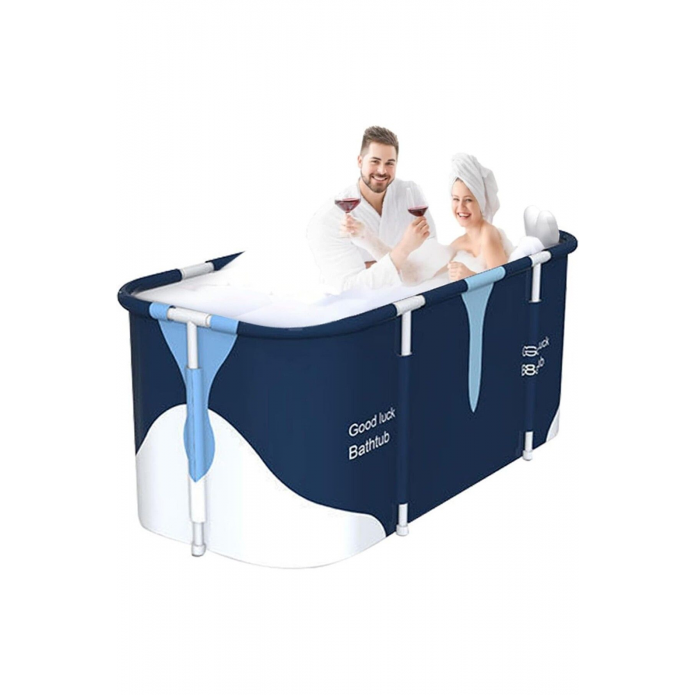 Taşınabilir Katlanır Spa Küveti - 140 Cm Süper Büyük Buz Küveti
