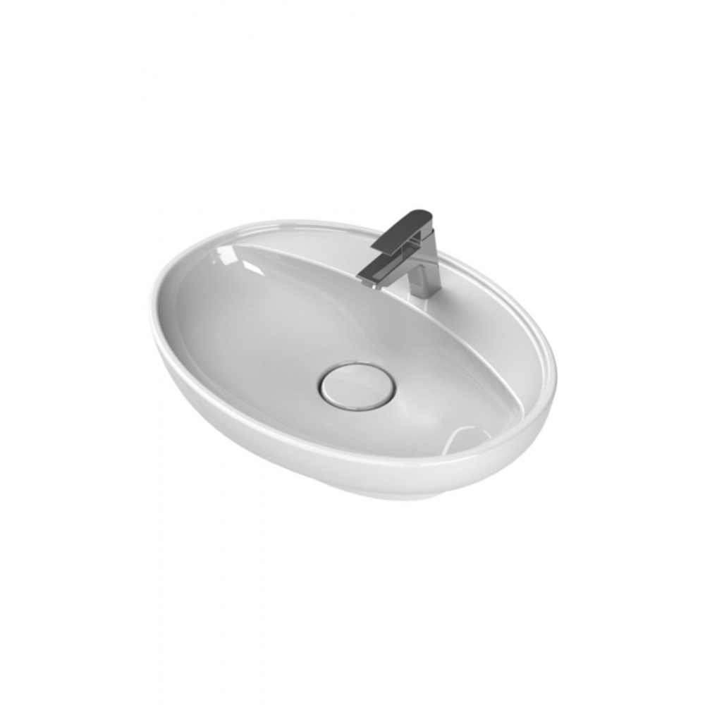 Cerastyle Seramik Lal C Serisi Tezgah Üstü Çanak Lavabo 60cmx45,5 Cm