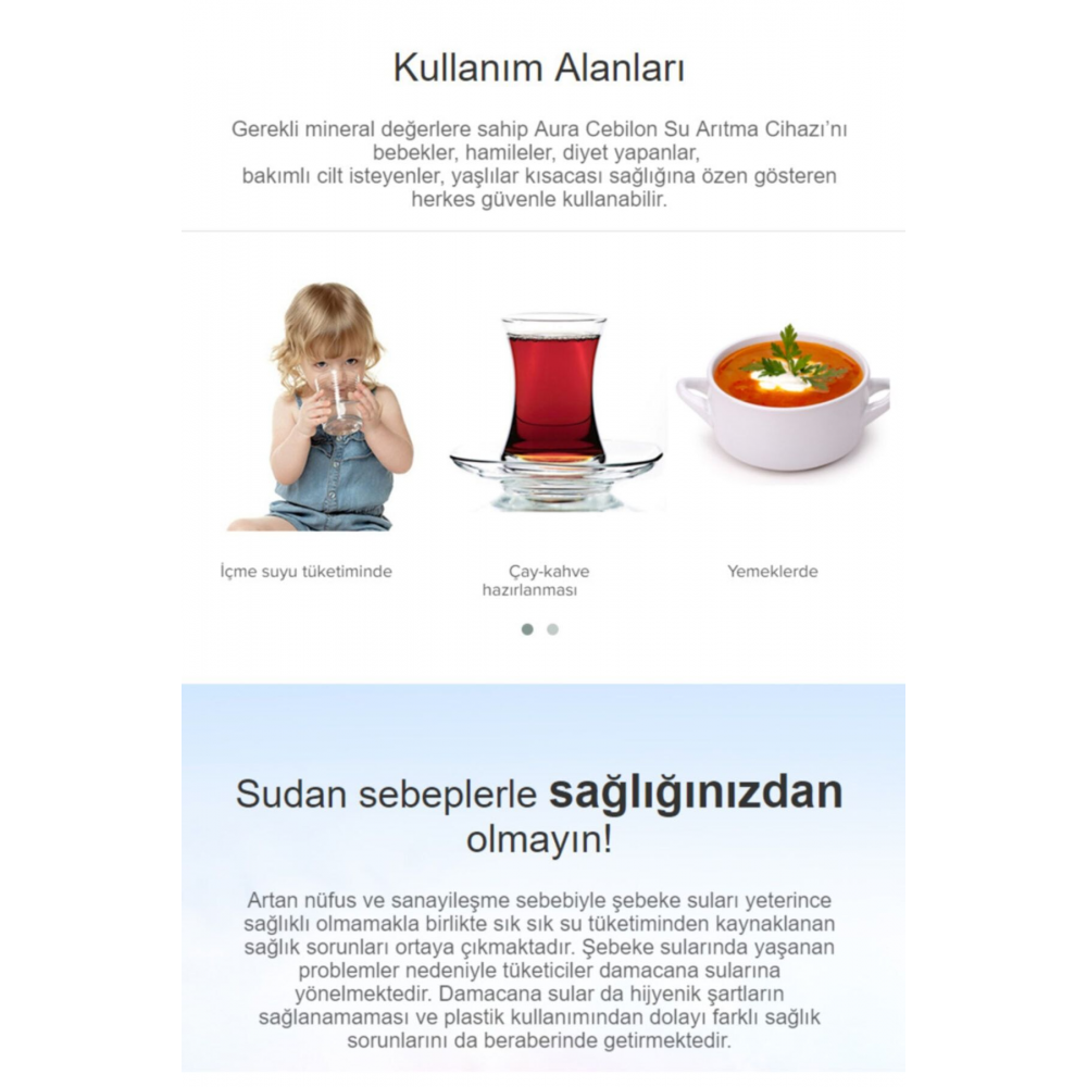 Cebilon Silver Su Arıtma Cihazı