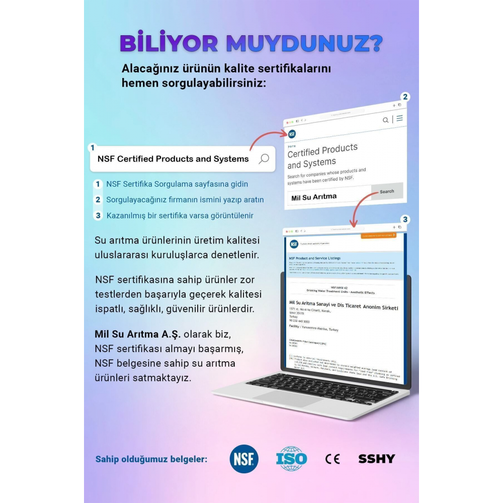 Elegance 13 Aşamalı 8 Lt Çelik Tanklı Kapalı Kasa Su Arıtma Cihazı (DNP13-M-S)