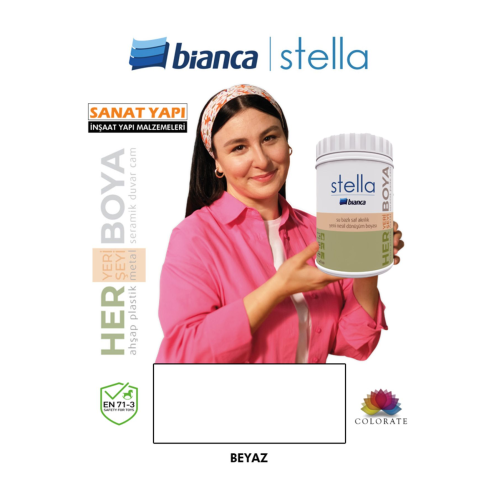 Stella Yeni Nesil Dönüşüm Boyası Beyaz - Dolap-fayans-cam-plastik-ahşap-duvar