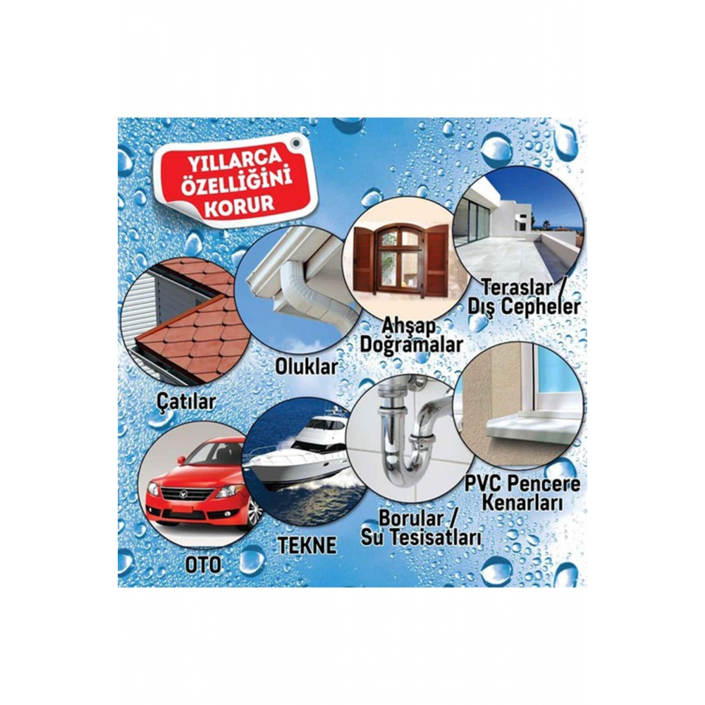 Leak Fix Liquid Su Geçirmez Sızdırmazlık Sızıntı Önleyici Sıvı Kauçuk Kaplama Izolasyon Şeffaf 700Gr