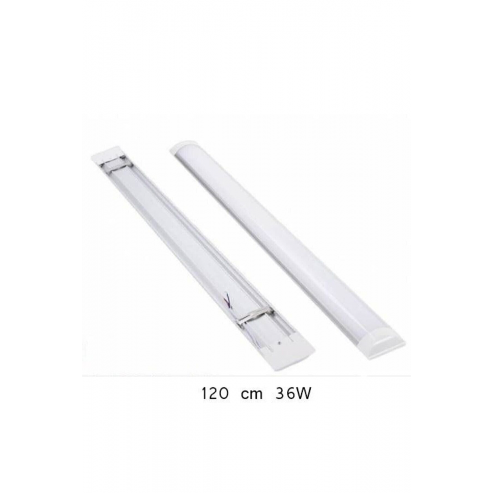 120 Cm 36 Watt Yatay Led Bant Etanj Armatür-trafolu Beyaz