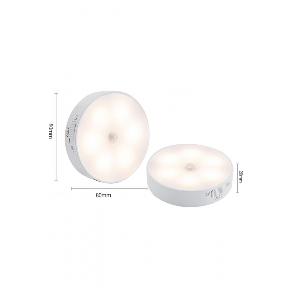 Beyoğlu Market Hareket Sensörlü Usb Şarjlı Led Işık Lamba