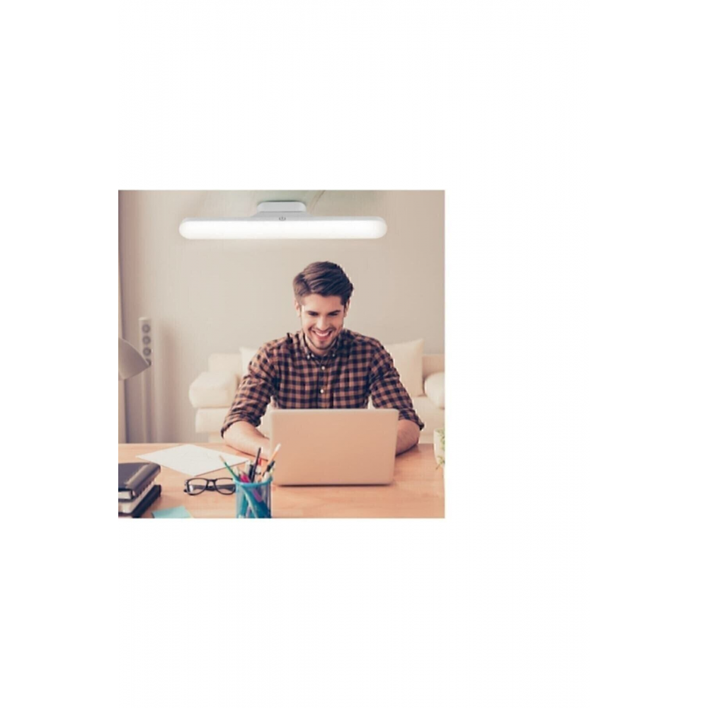 Ct-5249 Şarjlı Led Işık Usb Şarjlı Kablosuz Mıknatıslı Led Lamba 3 Farklı Işık Rengi