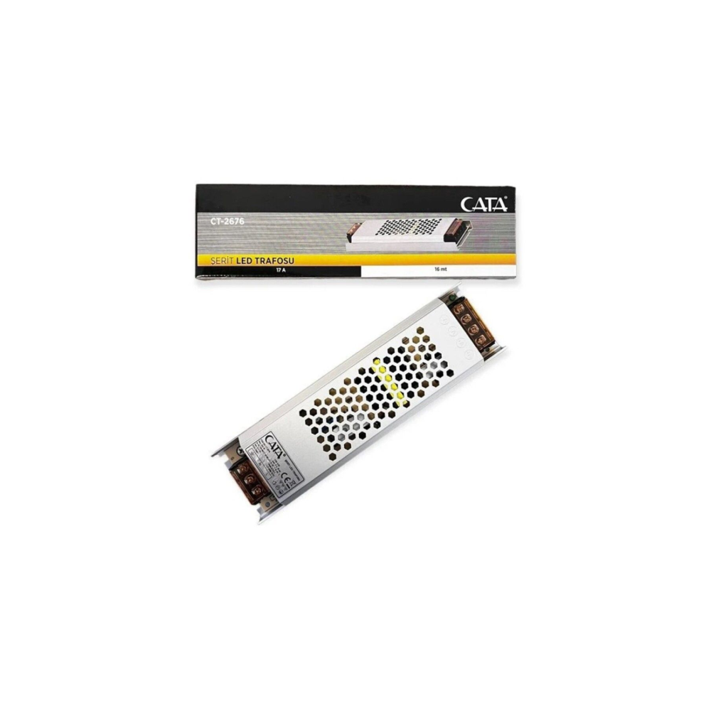 Ct-2676 17 Amper Ultra Slim Şerit Led Trafosu 200w